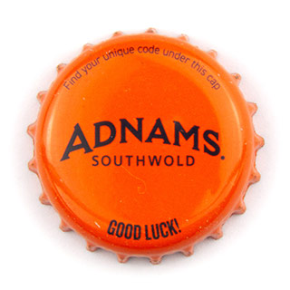 Adnams orange crown cap