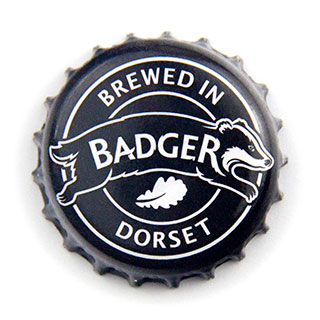 Badger black crown cap