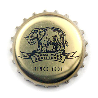 Crabbie's gold crown cap