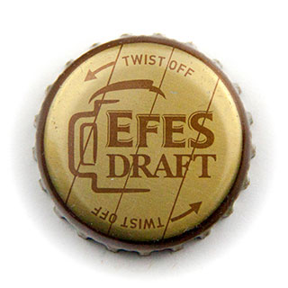 Efes Draught crown cap