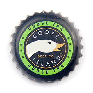 Goose Island green crown cap