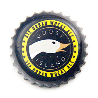Goose Island yellow crown cap