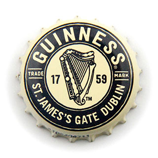 Guiness crown cap