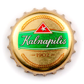 Kalnapilis Premium 2020 gold crown cap