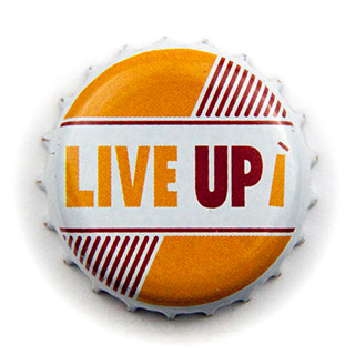 Live Up super malt crown cap