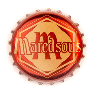 Maredsous copper crown cap