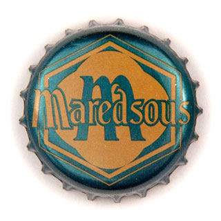 Maredsous turquoise crown cap