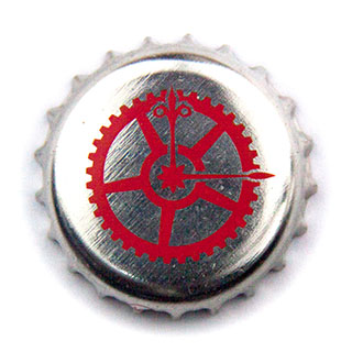 Meantime clock red crown cap