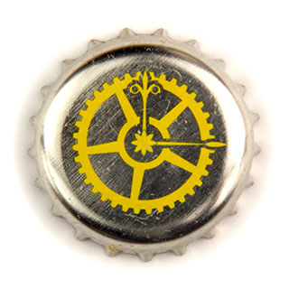 Meantime clock yellow crown cap