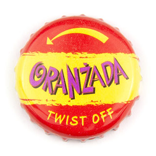 Oranzada crown cap