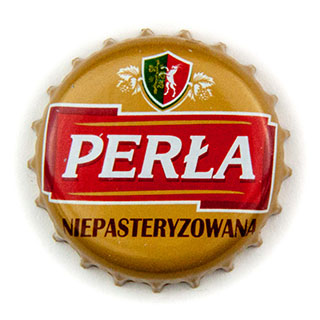 Perla unpasturised crown cap