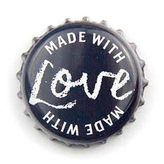 Saxby's Cider (Made with Love) crown cap