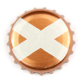 Thistly Cross gold crown cap