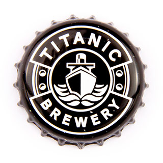 Titanic black & white crown cap