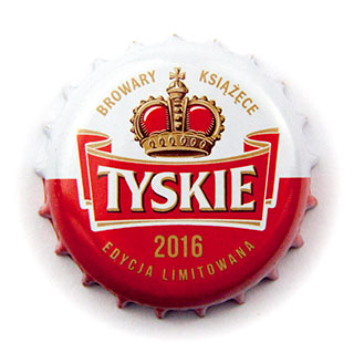 Tyskie 2016 crown cap