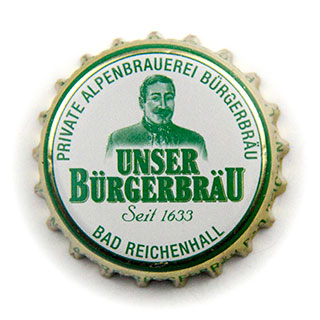 Unser Burgerbrau crown cap