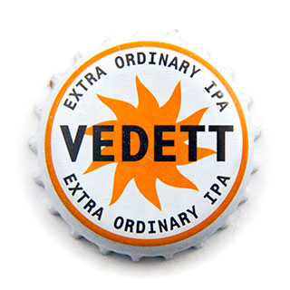 Vedett orange crown cap