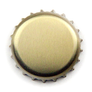 plain gold crown cap
