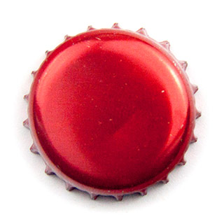 plain red crown cap